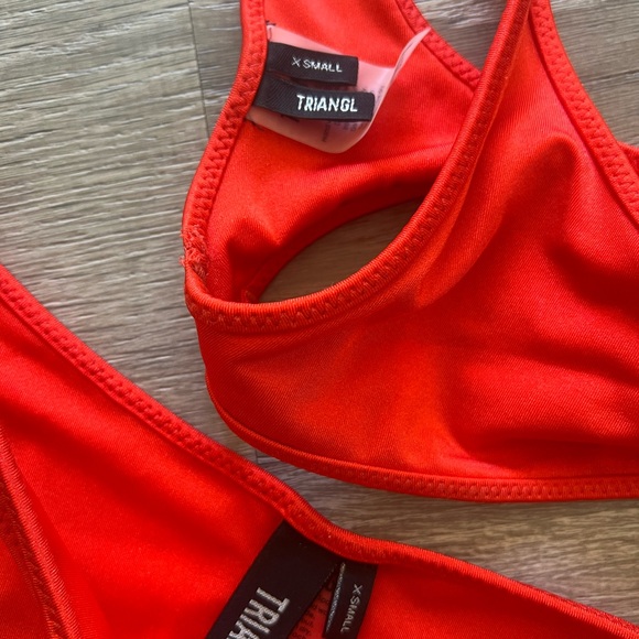 TRIANGL Red Bikini Sz XS - Picture 2 of 3